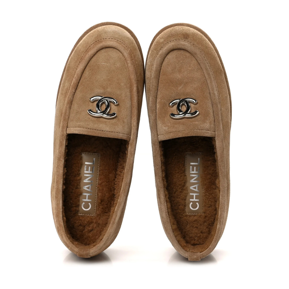 Suede Calfskin Loafers